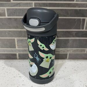 Thermos Kids' 12oz Stainless Steel FUNtainer Water Bottle - Star Wars Grogu
